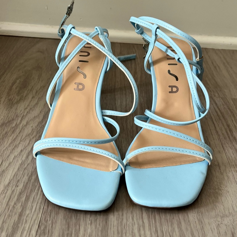 Light Blue Strappy Sandals